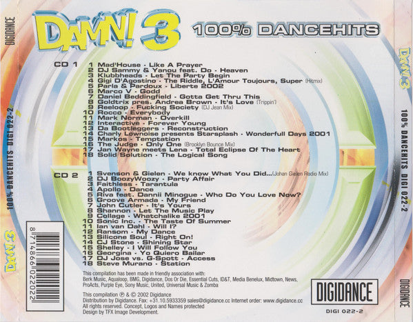 Various : Damn! 3 (2xCD, Comp)