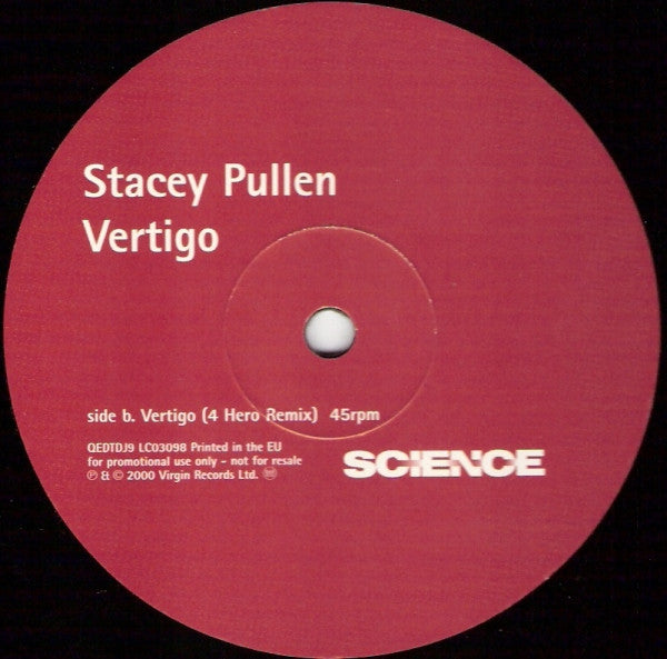Stacey Pullen : Vertigo (12", Promo)