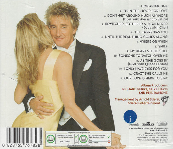 Rod Stewart : As Time Goes By... The Great American Songbook Vol. II (CD, Album, Copy Prot.)