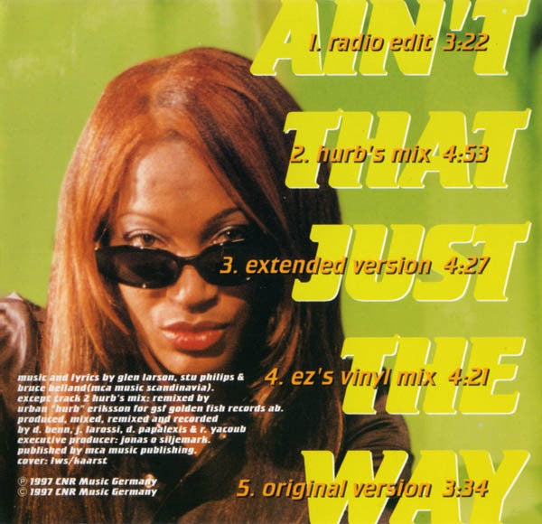 Lutricia McNeal : Ain't That Just The Way (CD, Maxi)