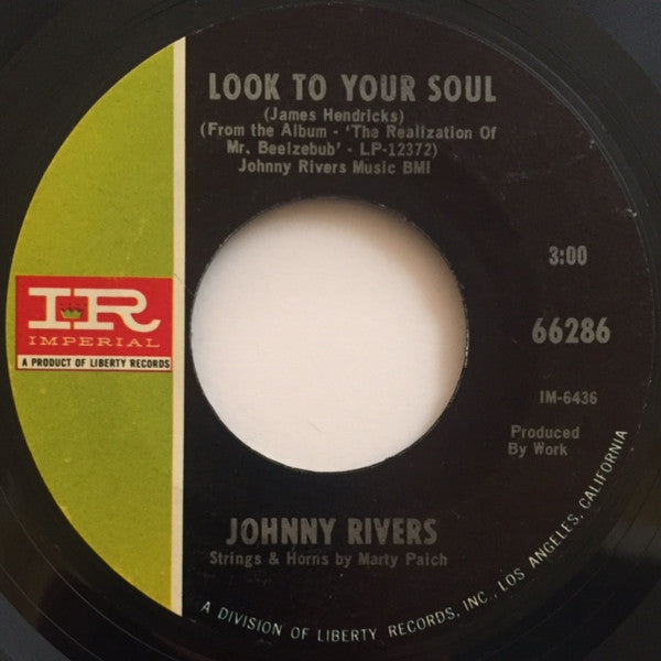 Johnny Rivers : Look To Your Soul / Something Strange (7")