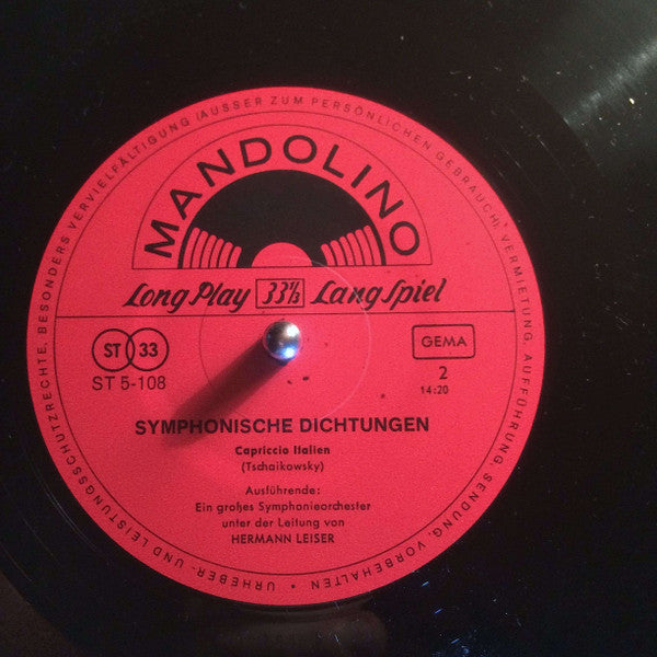Franz Liszt, Pyotr Ilyich Tchaikovsky : Symphonische Dichtungen (LP)