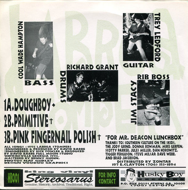 Labrea Stompers : Doughboy (7", EP, M/Print, Cle)