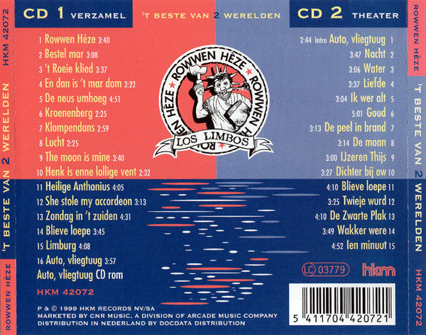 Rowwen Hèze : 't Beste Van 2 Werelden (CD, Comp, Enh + CD, Album)