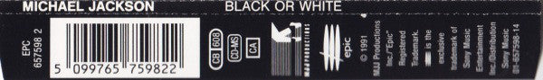 Michael Jackson : Black Or White (CD, Maxi)