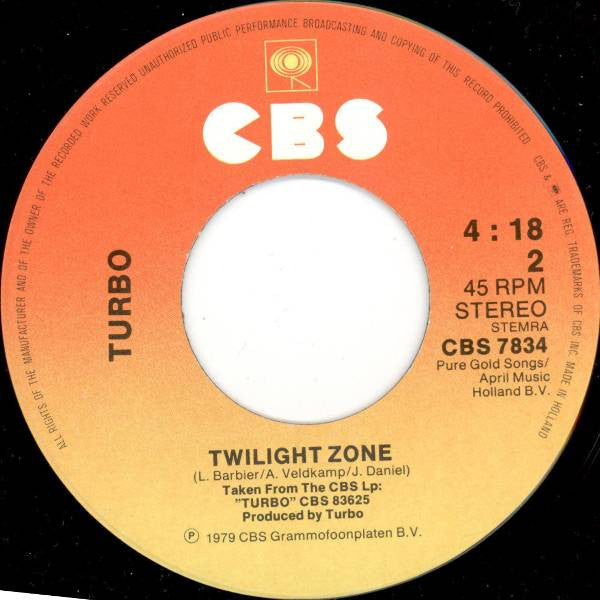 Turbo (4) : Snowgirl (7", Single)