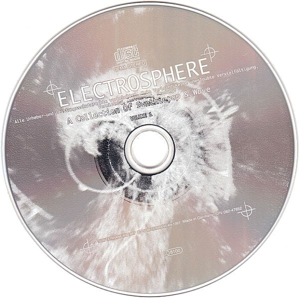 Various : Electrosphere - A Collection Of Synthiepop & Wave Volume 1 (CD, Comp)