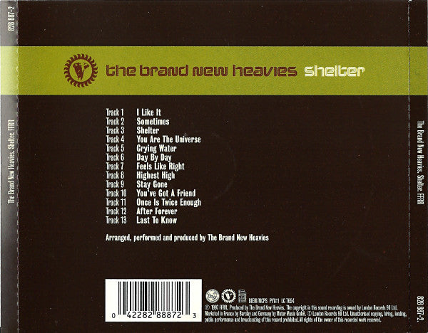 The Brand New Heavies : Shelter (CD, Album)
