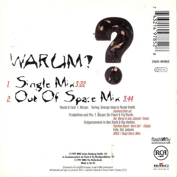 Tic Tac Toe (2) : Warum? (CD, Single, Car)