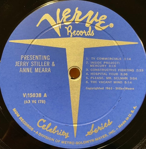 Jerry Stiller & Anne Meara : Presenting: America's New Comedy Sensations (LP, Album)