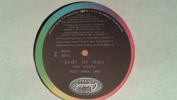 Nat King Cole : Nat King Cole Sings For Two In Love (LP, Album, Mono, RE)
