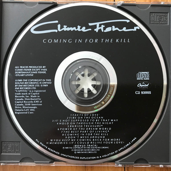 Climie Fisher : Coming In For The Kill (CD, Album)