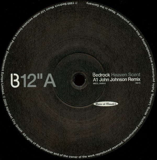 Bedrock : Heaven Scent (12")