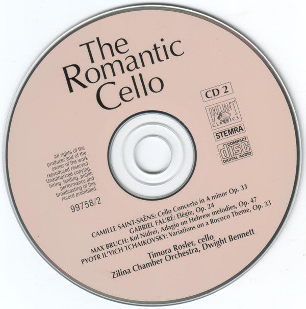 Timora Rosler, Klára Würtz : The Romantic Cello (2xCD)