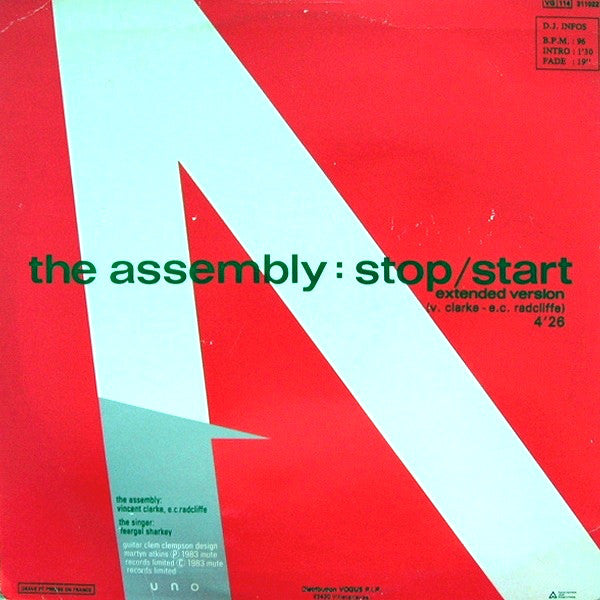 The Assembly : Never Never (Extended Version) (12", Single)