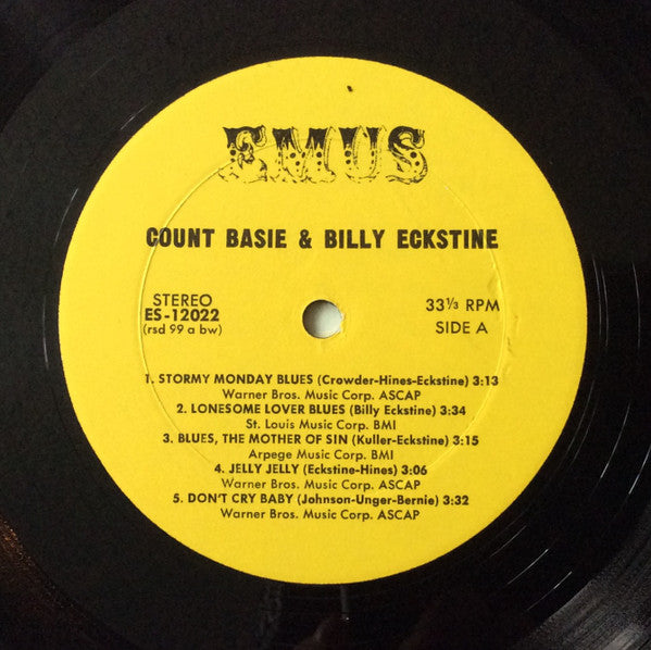 Count Basie, Billy Eckstine : Basie/Eckstine, Inc. (LP, Album, RE)