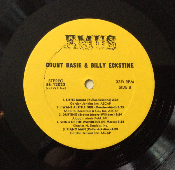 Count Basie, Billy Eckstine : Basie/Eckstine, Inc. (LP, Album, RE)