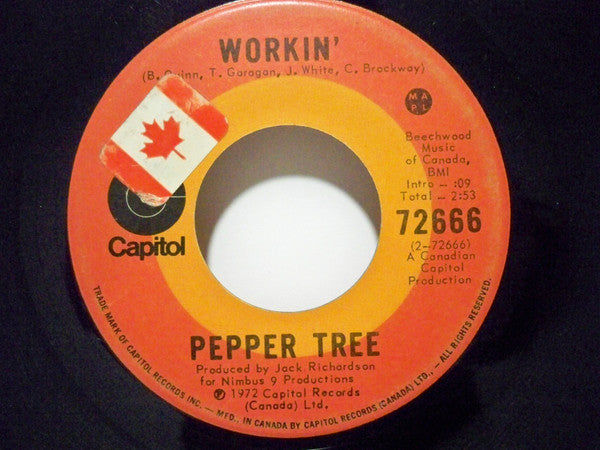 Pepper Tree : Love Is A Railroad (7", Single)