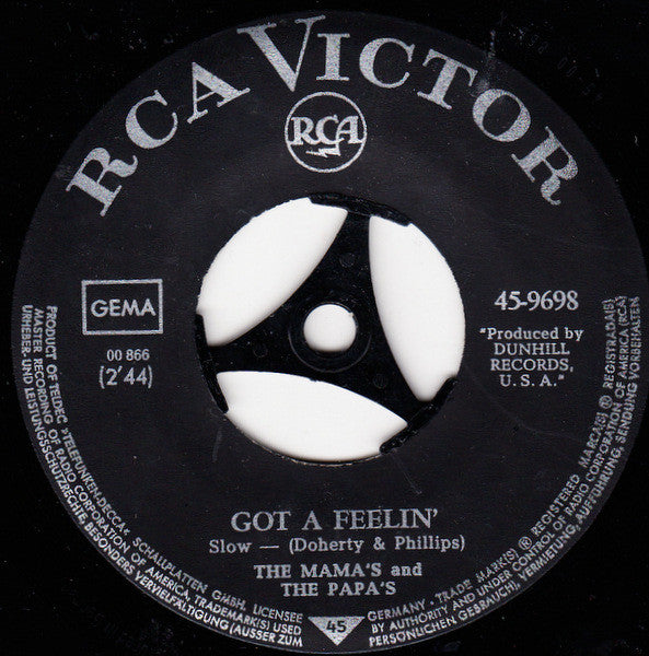 The Mama's And The Papa's* : Monday Monday (7", Single)