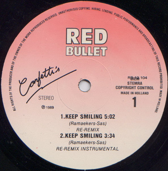 Confetti's : Keep Smiling (12")