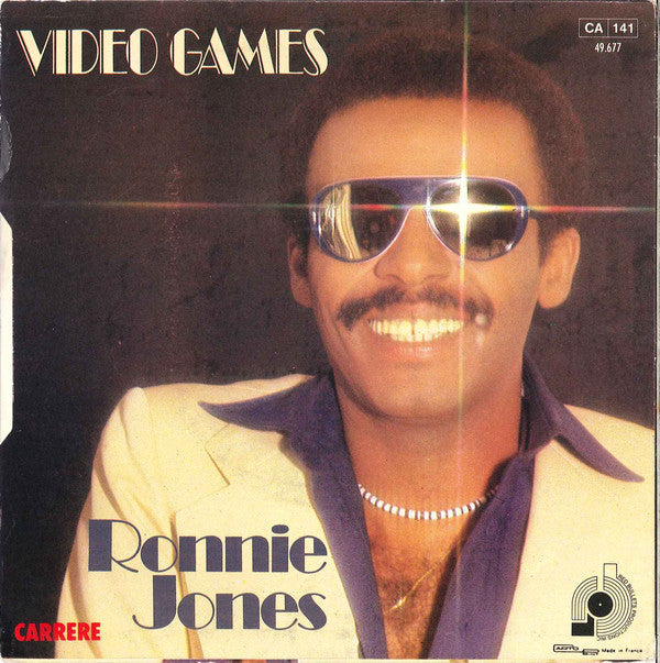 Ronnie Jones : Video Games (7", Single)