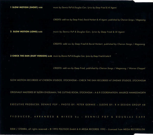 Leila K : Slow Motion (CD, Maxi)