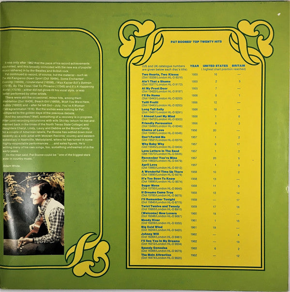 Pat Boone : Originals (2xLP, Comp)