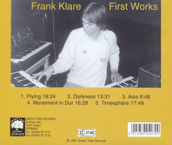 Frank Klare : First Works (Solo 81-85) (CD, Album, RM)