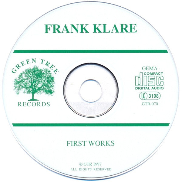 Frank Klare : First Works (Solo 81-85) (CD, Album, RM)