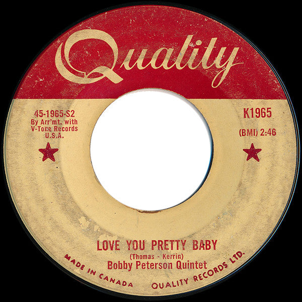 Bobby Peterson Quintet : The Hunch / Love You Pretty Baby (7", Single)