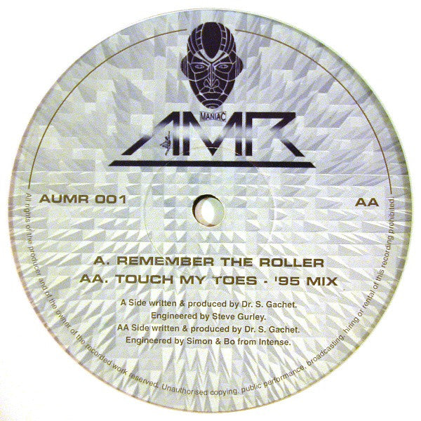 Dr. S. Gachet : Remember The Roller / Touch My Toes - ('95 Mix) (12")