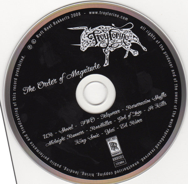 Troy Torino : Order Of Magnitude (CD, Album, Dig)