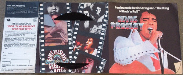 Elvis Presley : Een Levende Herinnering Aan "The King Of Rock 'N Roll" (Flexi, 6", S/Sided, Mono, Promo, Smplr)