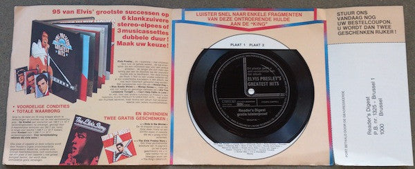Elvis Presley : Een Levende Herinnering Aan "The King Of Rock 'N Roll" (Flexi, 6", S/Sided, Mono, Promo, Smplr)