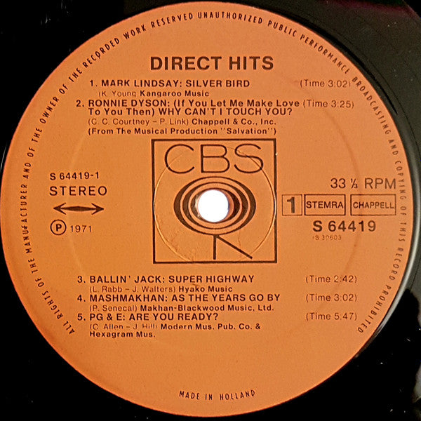 Various : Direct Hits (LP, Comp)