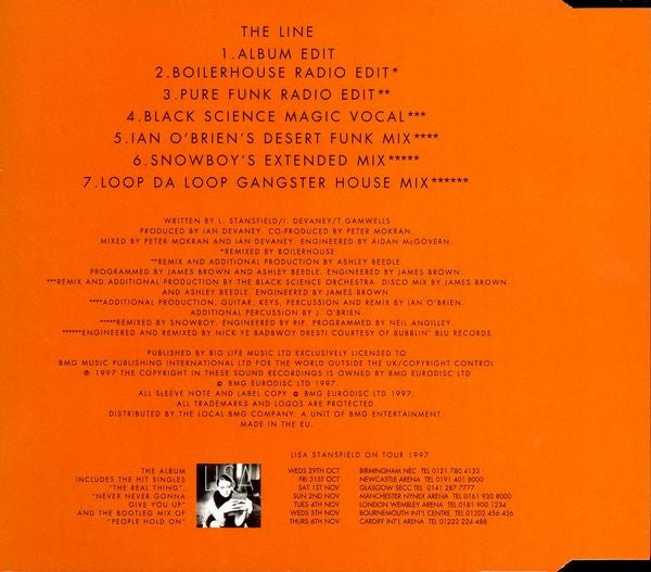 Lisa Stansfield : The Line (CD, Single)