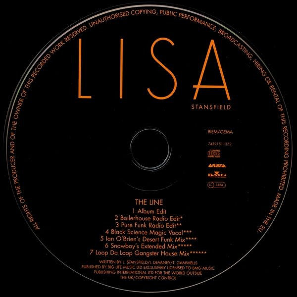 Lisa Stansfield : The Line (CD, Single)