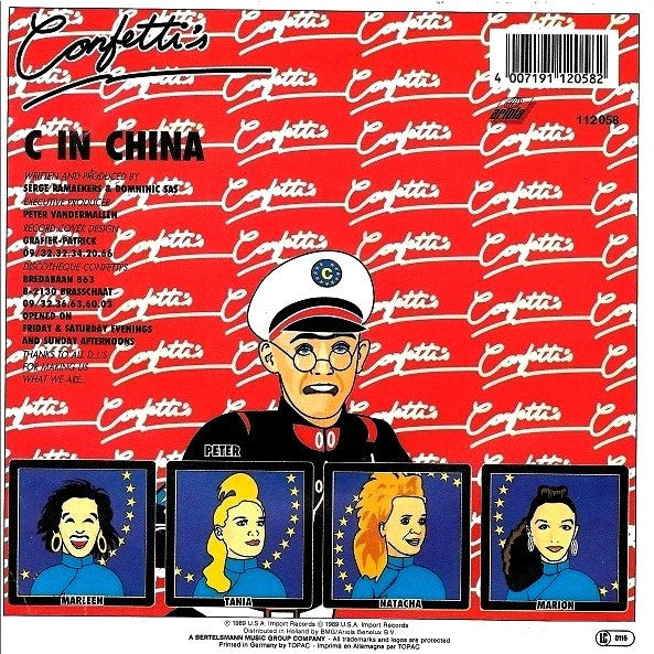 Confetti's : C In China (7", Single)