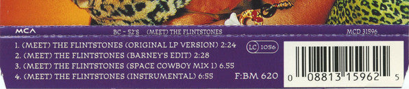 The B-52's : (Meet) The Flintstones (CD, Single)