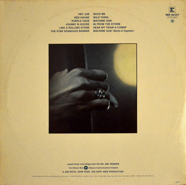 Jimi Hendrix : Sound Track Recordings From The Film "Jimi Hendrix" (2xLP, Album, RE, Gat)