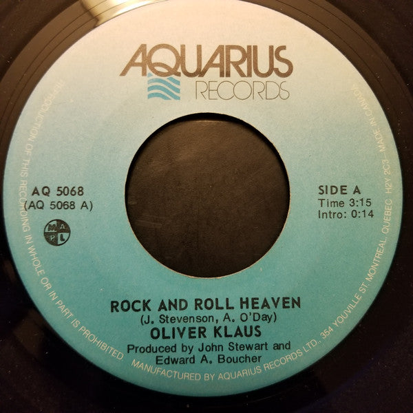 Oliver Klaus : Rock And Roll Heaven (7", Single)