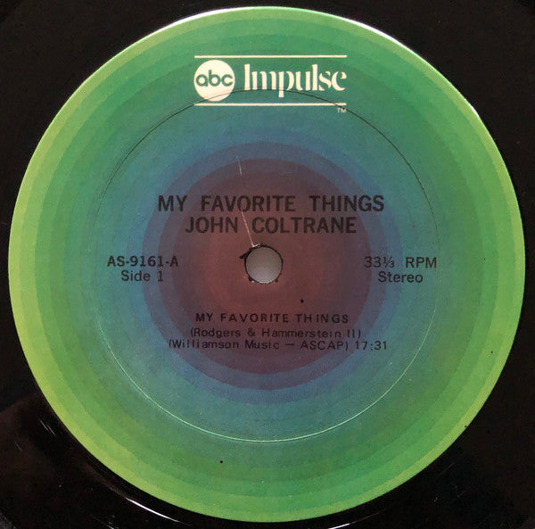 John Coltrane : Selflessness Featuring My Favorite Things (LP, RE, Gat)