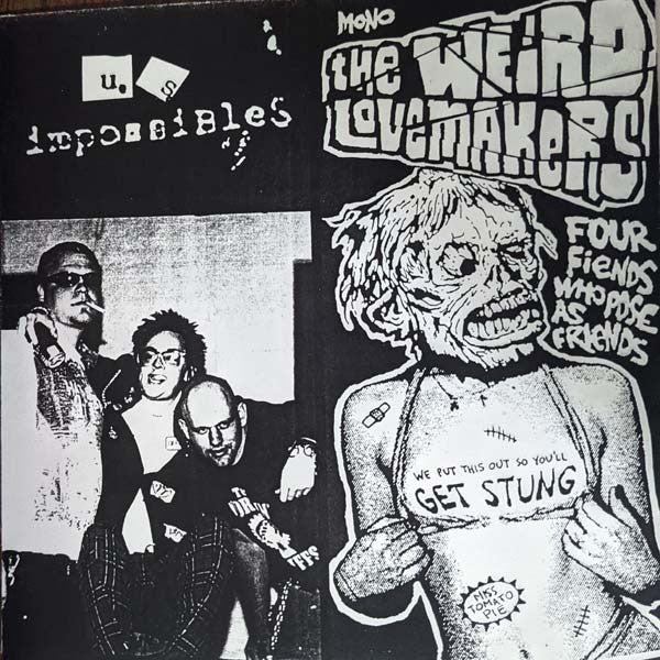 U.S. Impossibles / The Weird Lovemakers (2) : Split (7", EP, Gol)