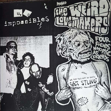 U.S. Impossibles / The Weird Lovemakers (2) : Split (7", EP, Gol)