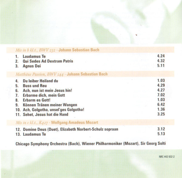 Anne Sofie Von Otter / Johann Sebastian Bach / Wolfgang Amadeus Mozart : Aria's Van Bach En Mozart (CD, Comp, RE)