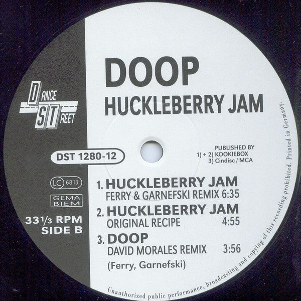 Doop : Huckleberry Jam (12")