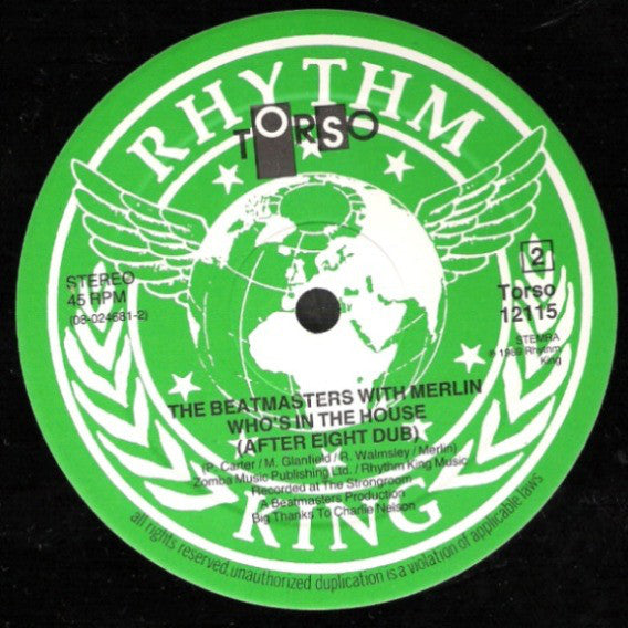 The Beatmasters With Merlin : Who's In The House (12")