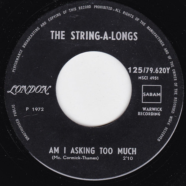 The String-A-Longs : Wheels (7", Single)