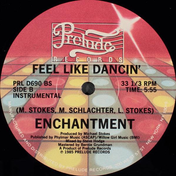 Enchantment : Feel Like Dancin' (12")