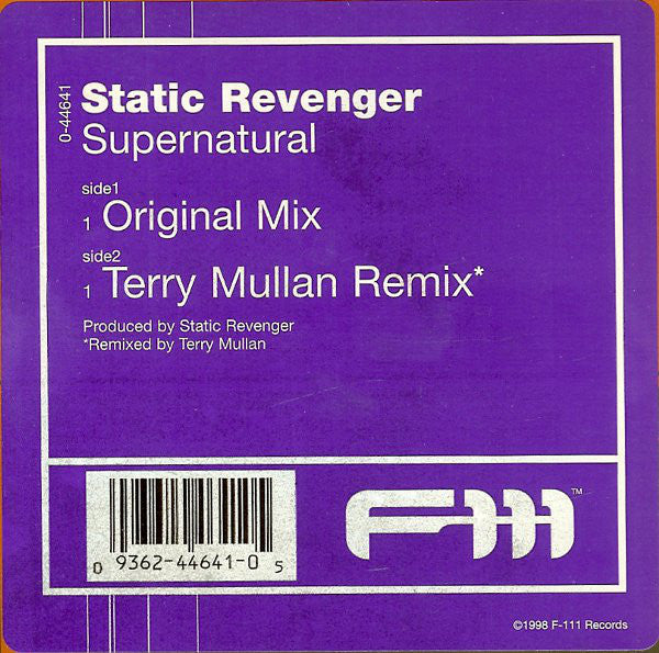 Static Revenger : Supernatural (12")
